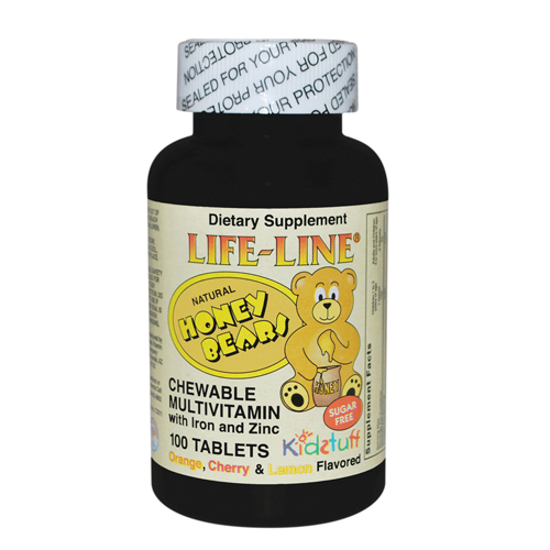 Picture of Nature's Blend Honey Bears Multivitamin With Iron & Zinc