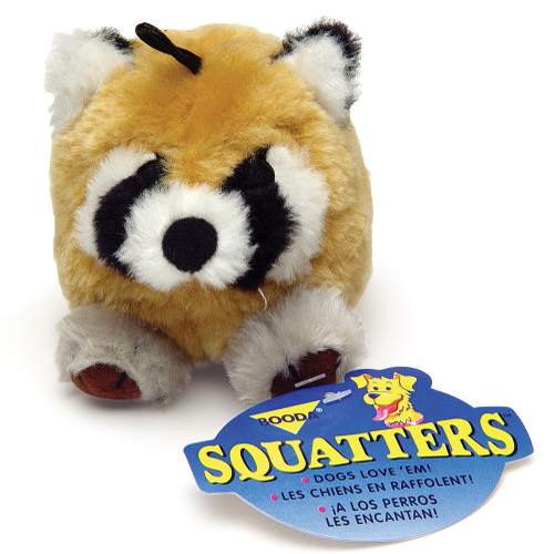 Picture of San Francisco Bay Brand Booda Squatter Dog Toy Raccoon