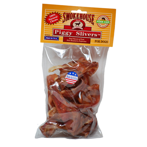 Picture of Smokehouse Smokehouse USA Made Piggy Slivers Dog Chew