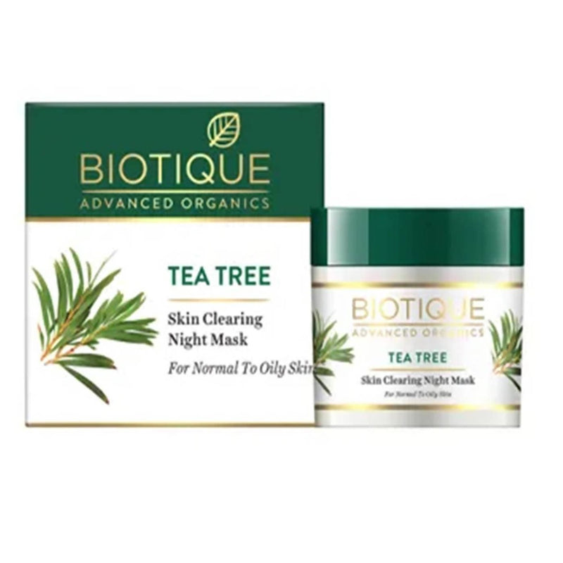 Show details for Biotique Advanced Organics Tea Tree Skin Clearing Night Mask - 50 gm Picture of Biotique Advanced Organics Tea Tree Skin Clearing Night Mask - 50 gm
