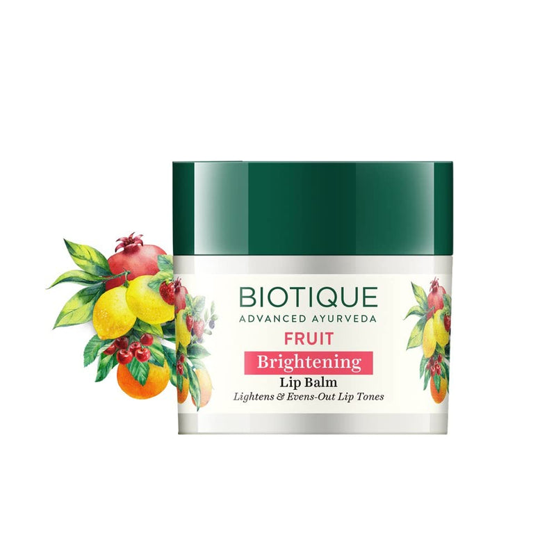 Show details for Biotique Advanced Ayurveda Bio Fruit Whitening Lip Balm - 12 grams Picture of Biotique Advanced Ayurveda Bio Fruit Whitening Lip Balm - 12 grams