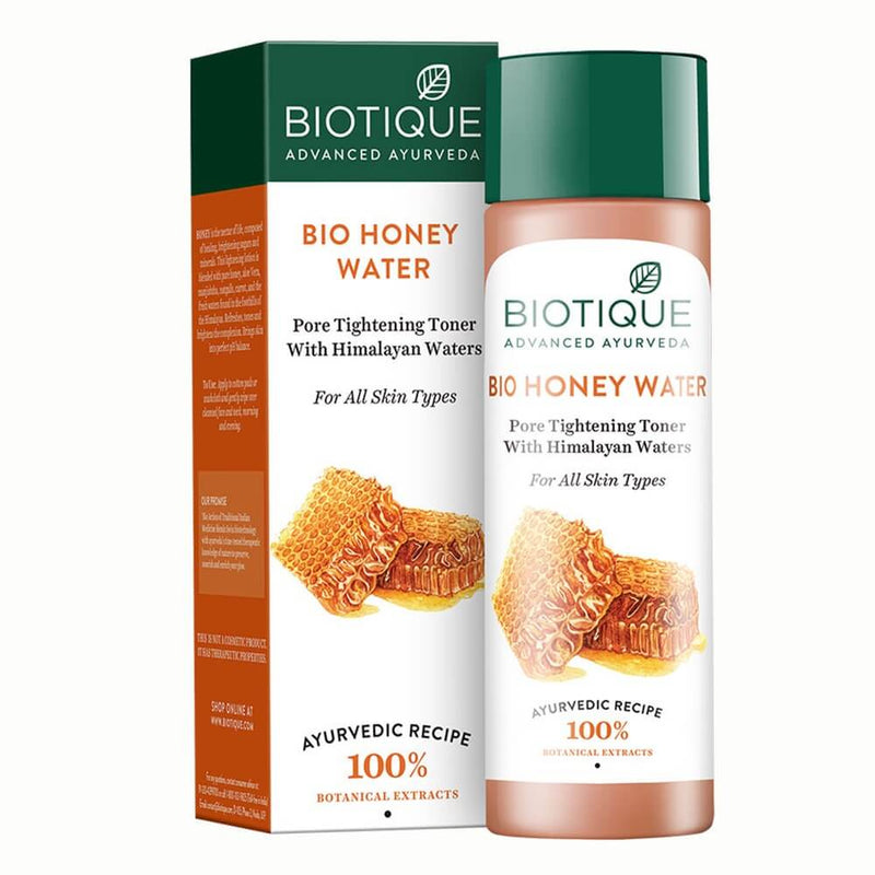 Show details for Biotique Bio Honey Water With Pore Tightening Toner - 120 ML Picture of Biotique Bio Honey Water With Pore Tightening Toner - 120 ML