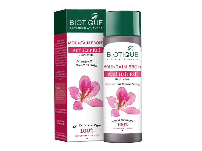 Show details for Biotique Mountain Ebony Anti Hair Fall Hair Serum 120ml Picture of Biotique Mountain Ebony Anti Hair Fall Hair Serum 120ml