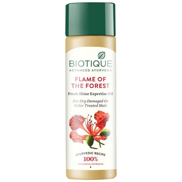 Picture of Biotique Bio Flame Of The Forest Fresh Shine Expertise Hair Oil - 120 ml
