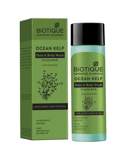 Picture of Biotique Bio Sea Kelp Protein Hair & Body Wash 100% Soap Free - 120 ml