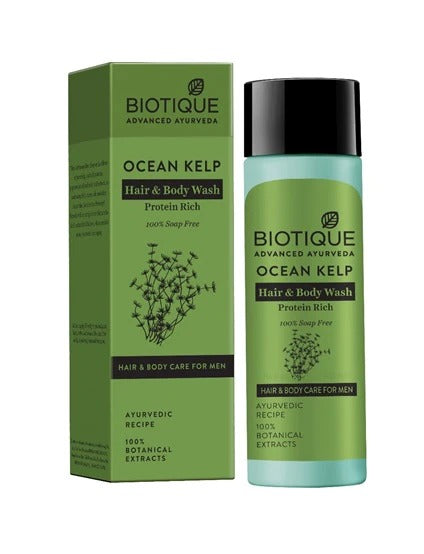 Show details for Biotique Bio Sea Kelp Protein Hair & Body Wash 100% Soap Free - 120 ml Picture of Biotique Bio Sea Kelp Protein Hair & Body Wash 100% Soap Free - 120 ml