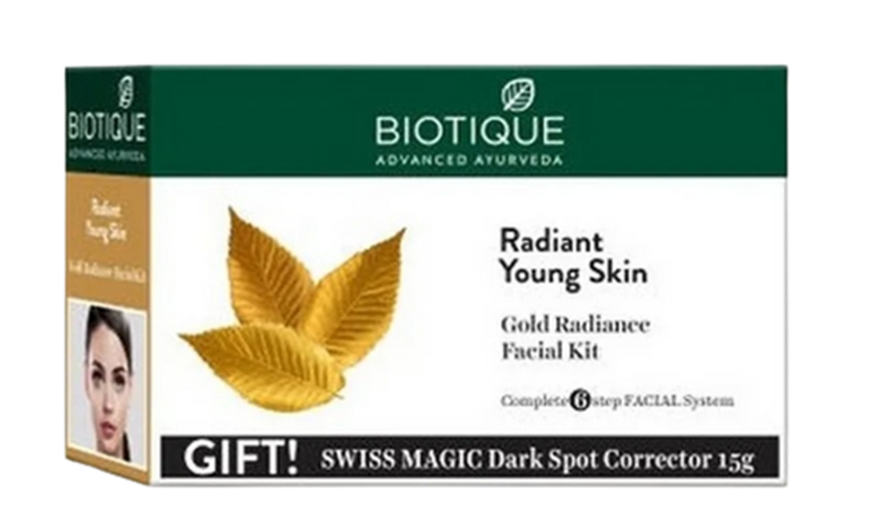 Picture of Biotique Bio Gold Radiance Facial Kit - 15 gms