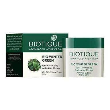 Show details for Biotique Bio Winter Green Spot Correcting Anti Acne Cream, 15g Picture of Biotique Bio Winter Green Spot Correcting Anti Acne Cream, 15g