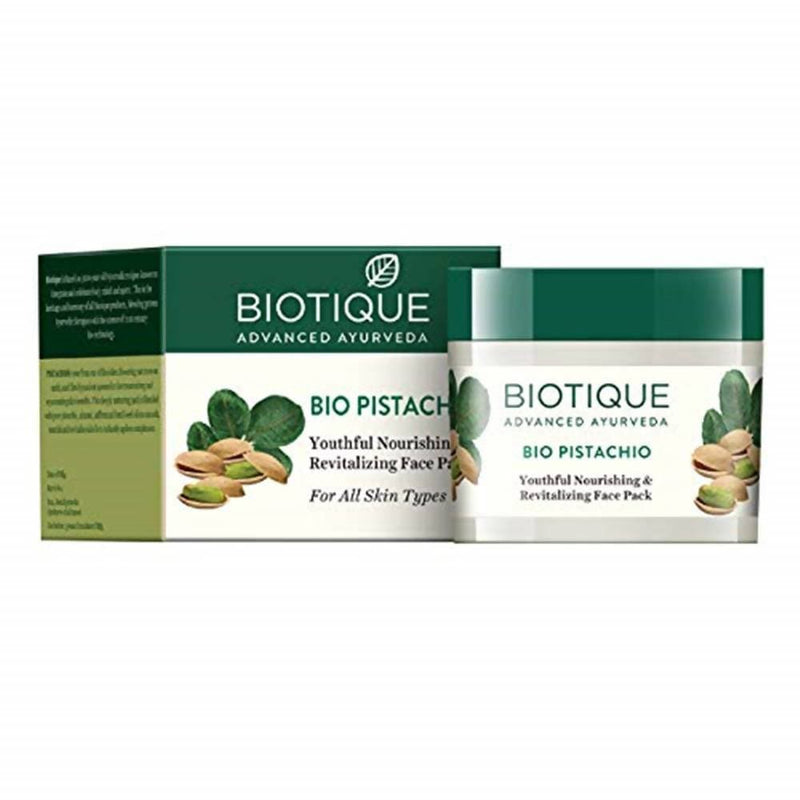 Picture of Biotique Bio Pistachio Youthful Nourishing & Revitalizing Face Pack - 50 G