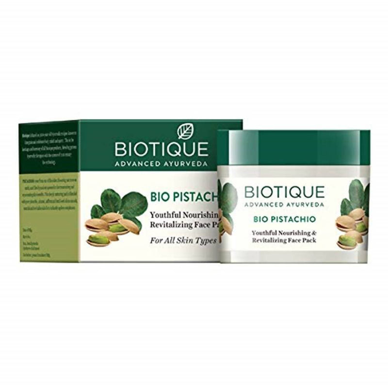 Show details for Biotique Bio Pistachio Youthful Nourishing & Revitalizing Face Pack - 50 G Picture of Biotique Bio Pistachio Youthful Nourishing & Revitalizing Face Pack - 50 G