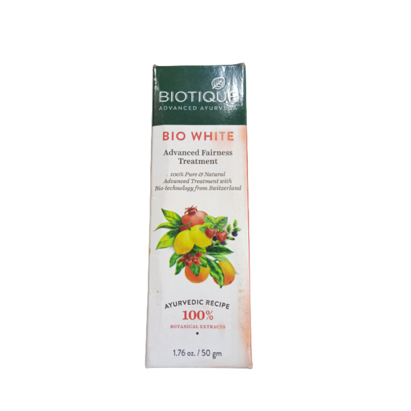 Picture of Biotique Bio White Advanced Fairness Treatment - 50 Gm