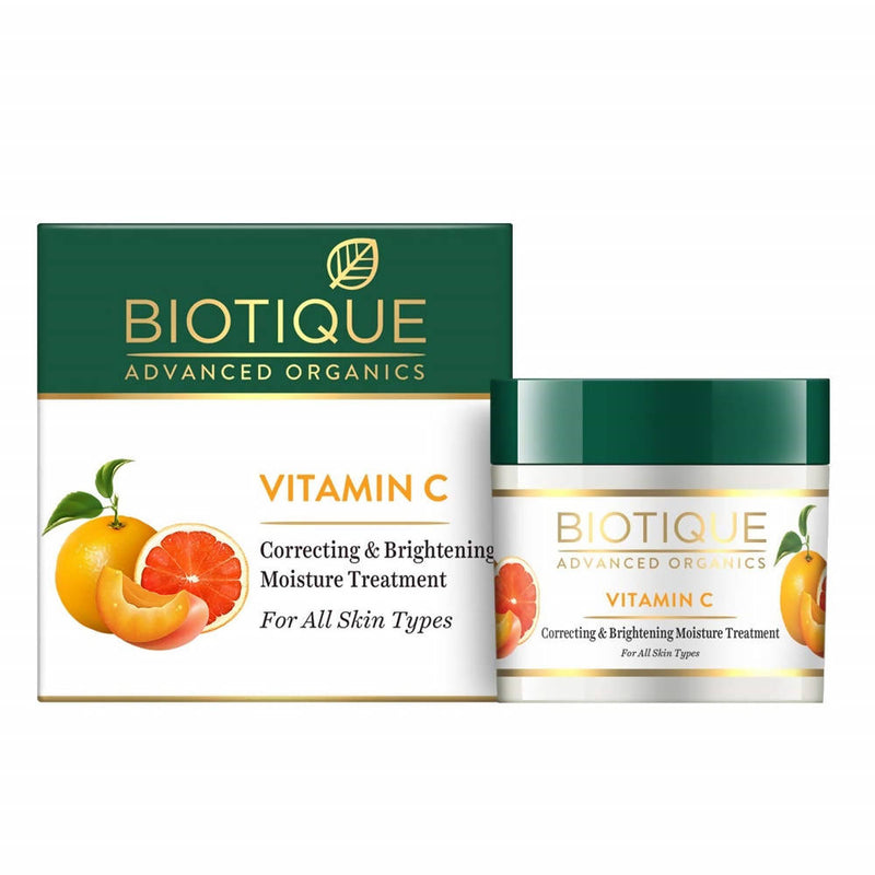 Show details for Biotique Advanced Organics Vitamin C Correcting and Brightening Moisture Treatment - 50 gm Picture of Biotique Advanced Organics Vitamin C Correcting and Brightening Moisture Treatment - 50 gm