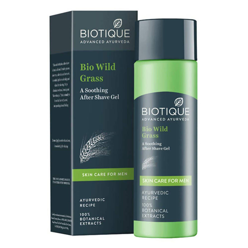 Picture of Biotique Bio Wild Grass A Soothing After Shave Gel For Men - 120 ML