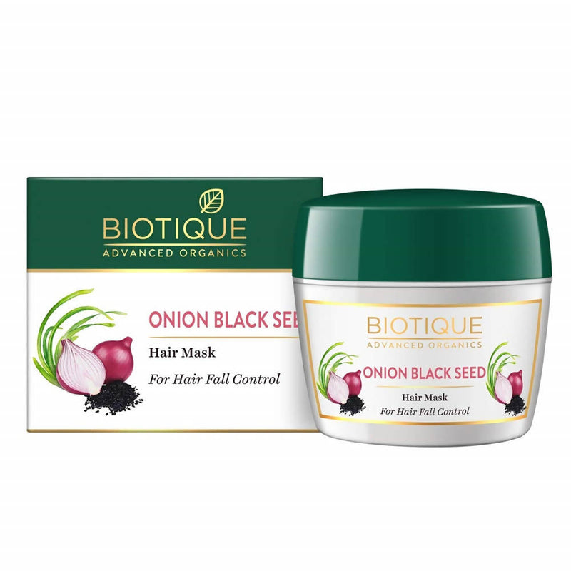 Picture of Biotique Advanced Organics Onion Black seed Hair Mask For Hair Fall Control - 175 Gm