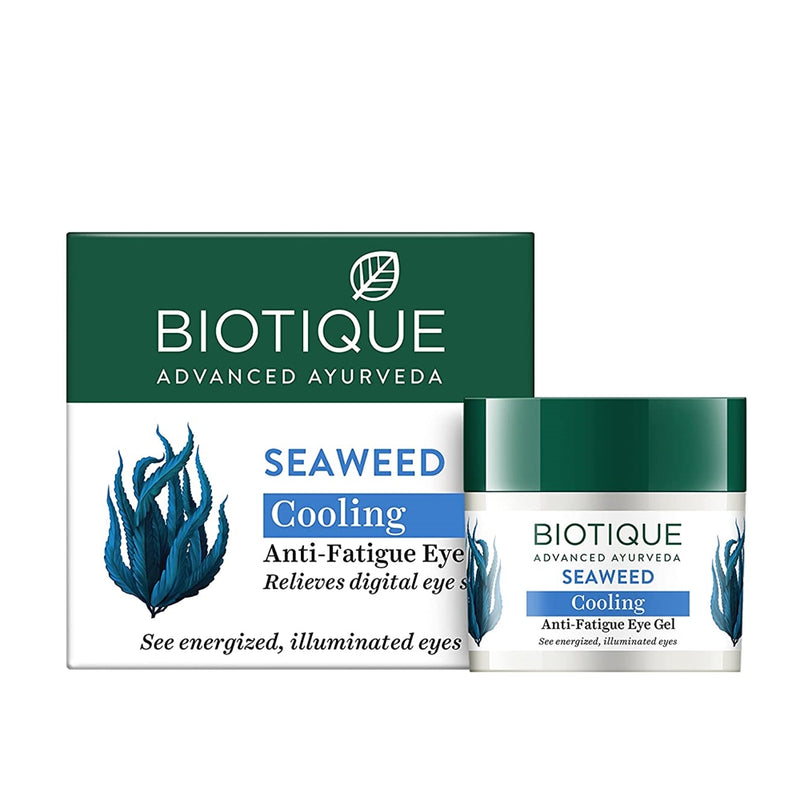 Show details for Biotique Advanced Ayurveda Bio SeaWeed Revitalizing Anti Fatigue Eye Gel - 15 gm Picture of Biotique Advanced Ayurveda Bio SeaWeed Revitalizing Anti Fatigue Eye Gel - 15 gm