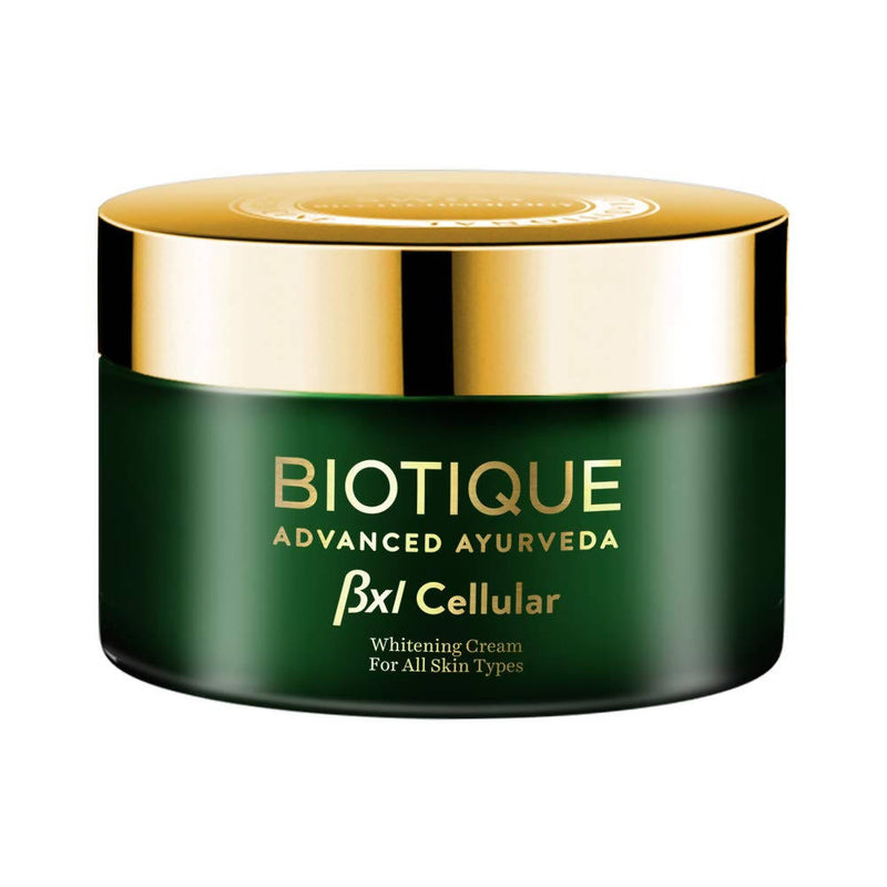 Show details for Biotique Advanced Ayurveda Bxl Cellular Whitening Cream For All Skin Types - 50 GM Picture of Biotique Advanced Ayurveda Bxl Cellular Whitening Cream For All Skin Types - 50 GM