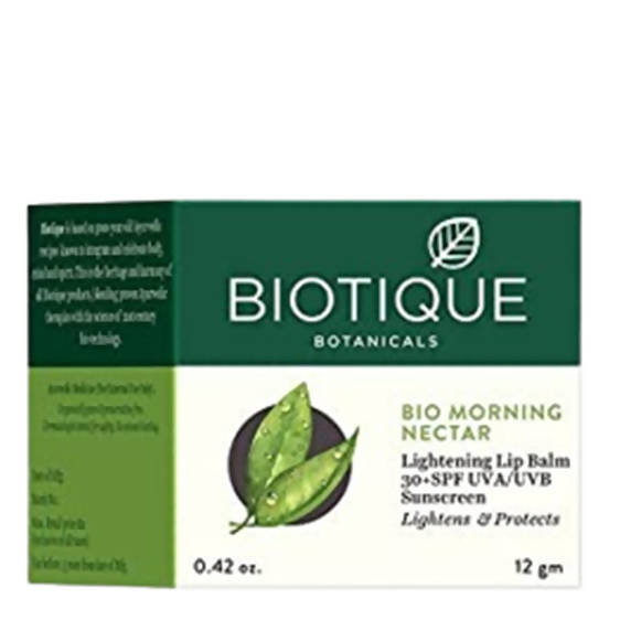 Show details for Biotique Bio Morning Nectar Lightning Lip Balm SPF 30 - 12 gm Picture of Biotique Bio Morning Nectar Lightning Lip Balm SPF 30 - 12 gm