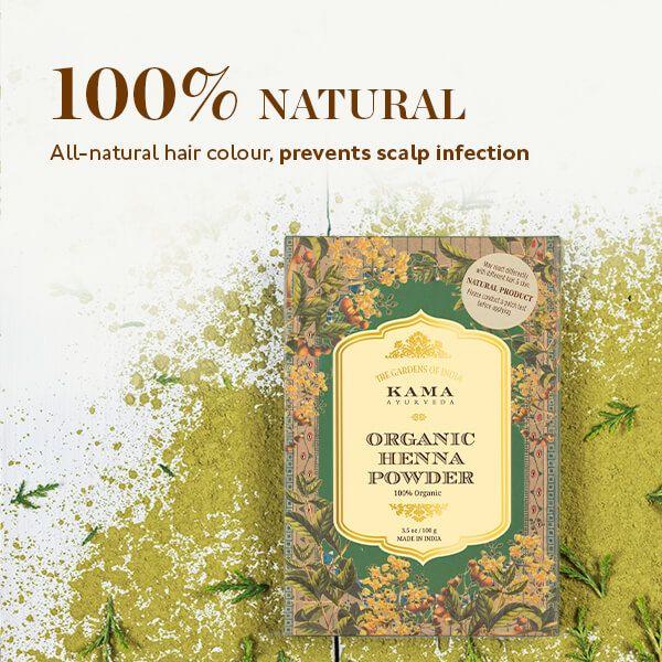 Picture of Kama Ayurveda Organic Henna Powder 3.5 Oz - 100 g