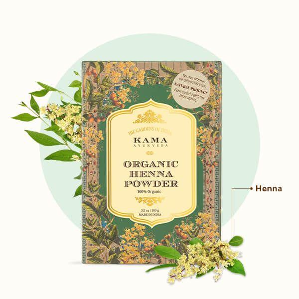 Picture of Kama Ayurveda Organic Henna Powder 3.5 Oz - 100 g