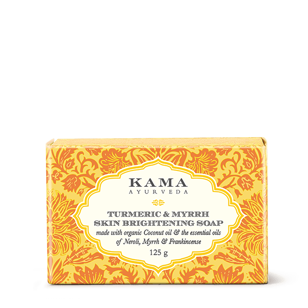Picture of Kama Ayurveda Turmeric & Myrrh Skin Brightening Soap - 125 grams