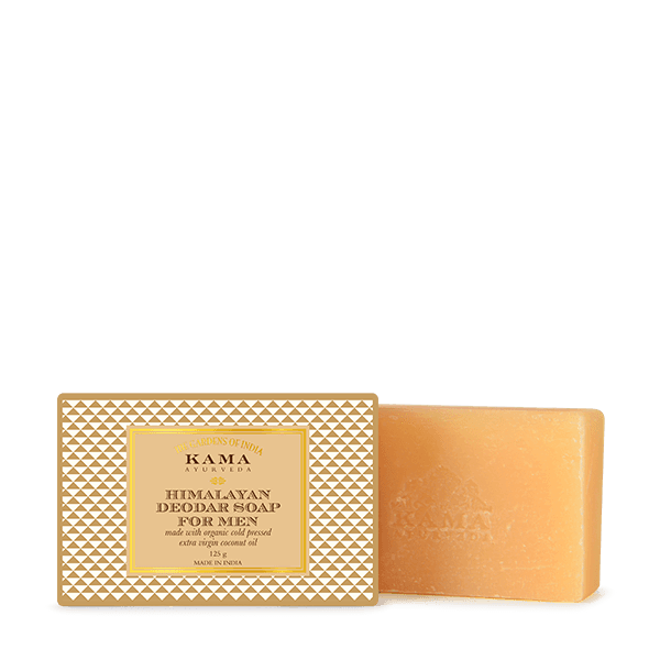 Picture of Kama Ayurveda Himalayan Deodar Soap For Men - 125 grams 