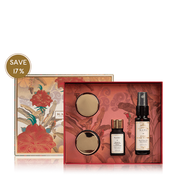 Show details for Kama Ayurveda Must Have Skincare Gift Box Picture of Kama Ayurveda Must Have Skincare Gift Box