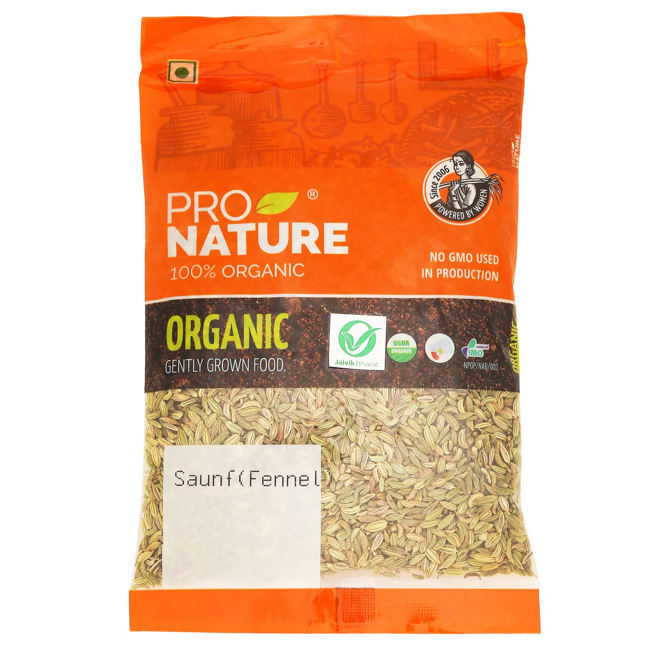 Picture of Pro Nature 100% Organic Saunf (Fennel) 100g