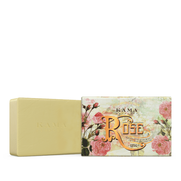 Show details for Kama Ayurveda Natural Rose Soap - 125 GM Picture of Kama Ayurveda Natural Rose Soap - 125 GM