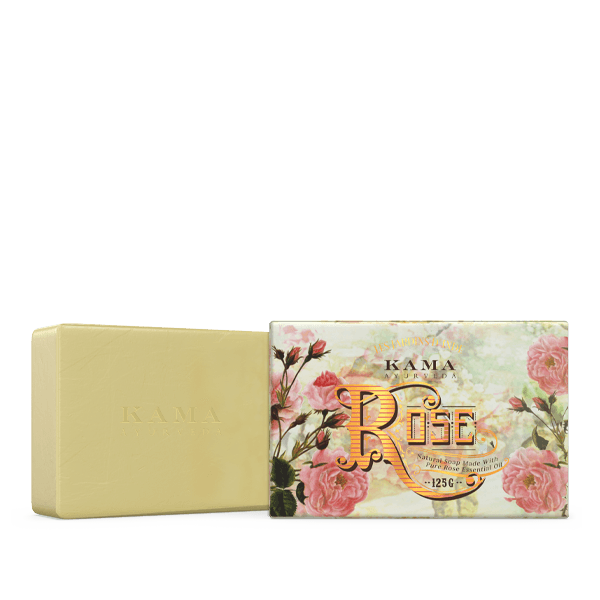 Picture of Kama Ayurveda Natural Rose Soap - 125 G