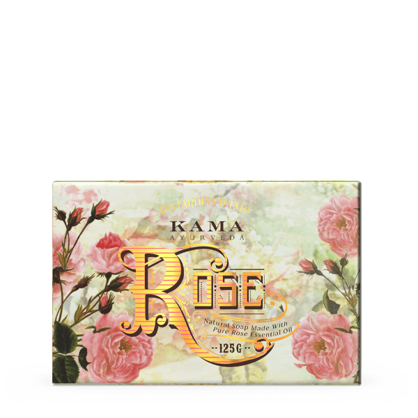 Picture of Kama Ayurveda Natural Rose Soap - 125 G