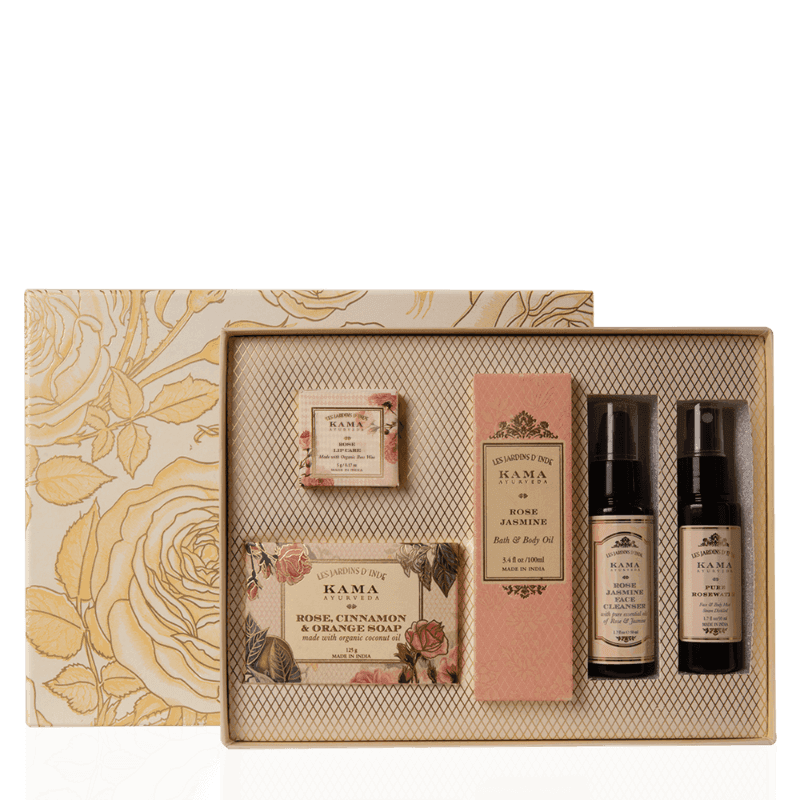Show details for Kama Ayurveda Rose Essential Gift Box Picture of Kama Ayurveda Rose Essential Gift Box