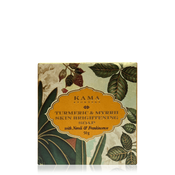 Show details for Kama Ayurveda Turmeric & Myrrh Skin Brightening Soap - 50 g Picture of Kama Ayurveda Turmeric & Myrrh Skin Brightening Soap - 50 g