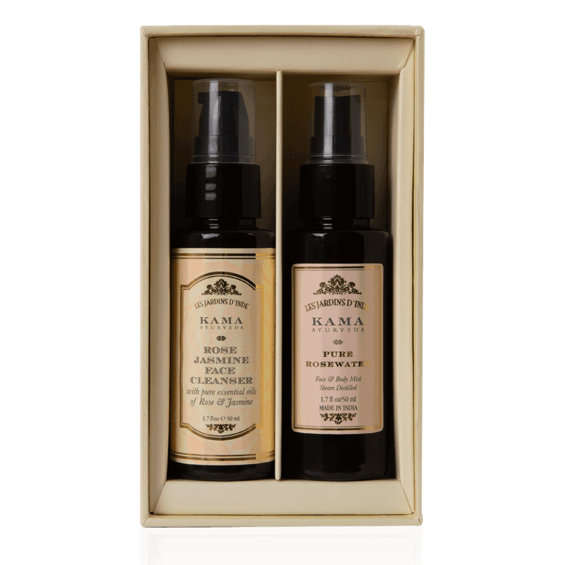 Show details for Kama Ayurveda Rose & Jasmine Face Care Gift Box Picture of Kama Ayurveda Rose & Jasmine Face Care Gift Box