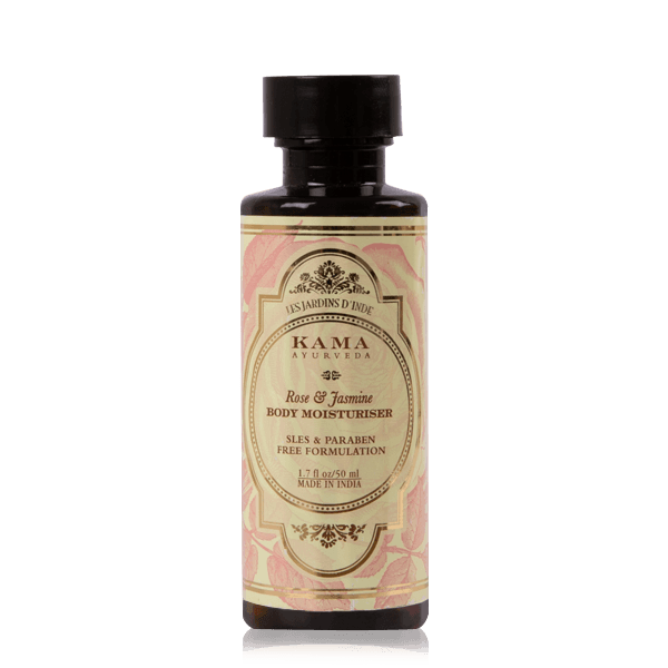 Show details for Kama Ayurveda Rose and Jasmine Body Moisturizer 1.7 FL Oz - 50 ML Picture of Kama Ayurveda Rose and Jasmine Body Moisturizer 1.7 FL Oz - 50 ML