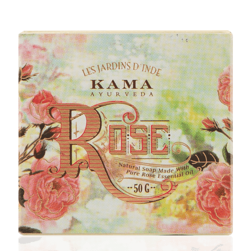 Picture of Kama Ayurveda Natural Rose Soap - 50 g