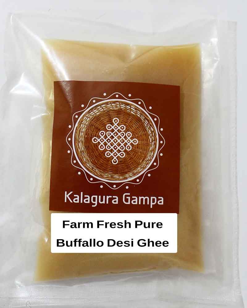 Picture of Farm Fresh Pure Buffalo Desi Ghee (Light Brown Color) (500 Grams)