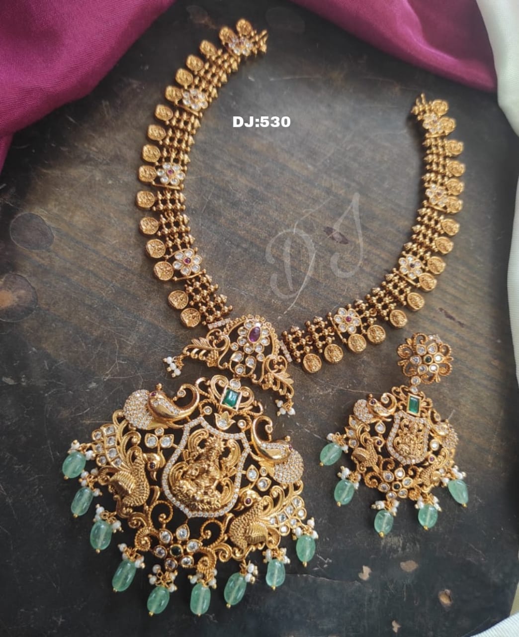 Show details for Lakshmi Necklace set Picture of Lakshmi Necklace set