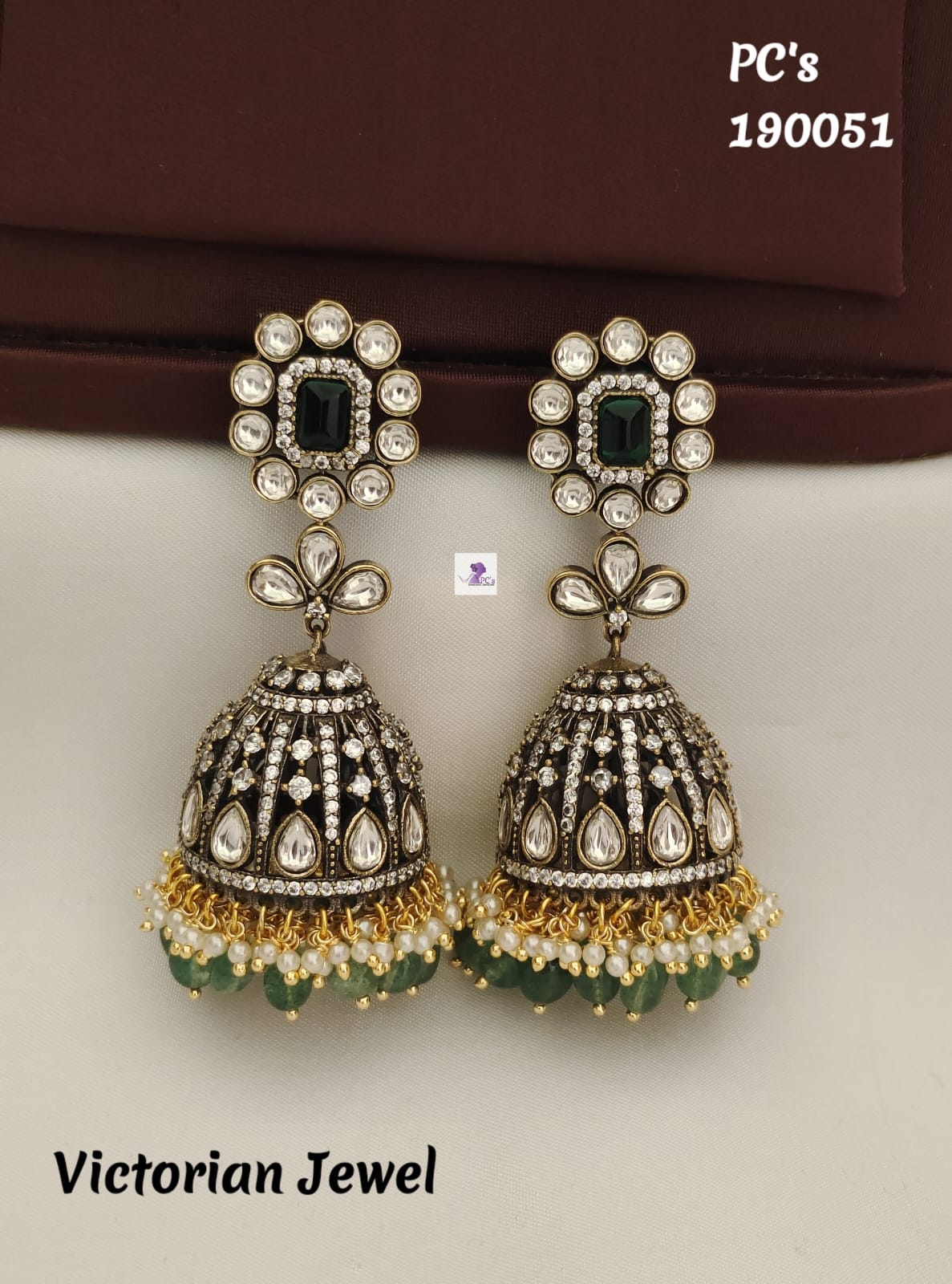 Show details for Victorian Jhumki Picture of Victorian Jhumki