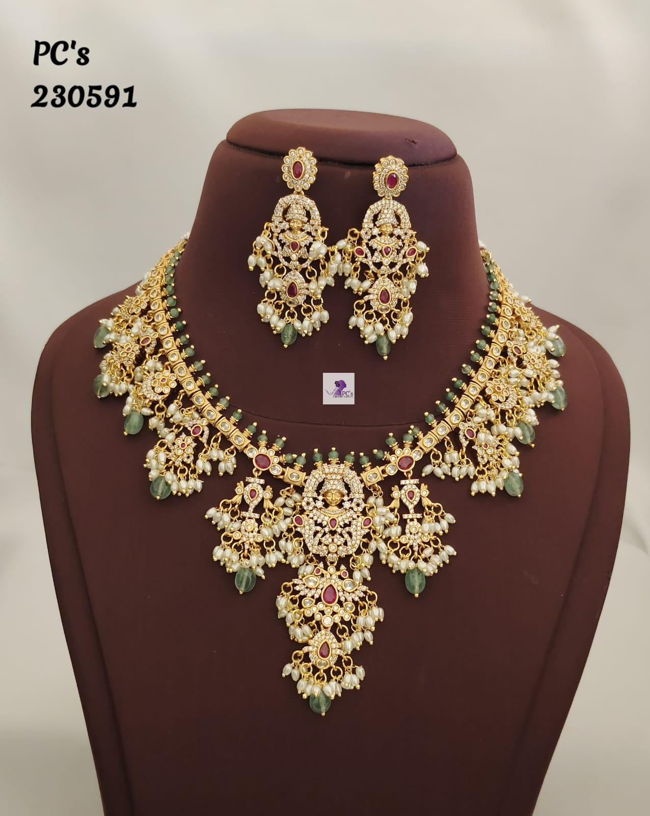 Show details for Gutha Pusalu Necklace Picture of Gutha Pusalu Necklace