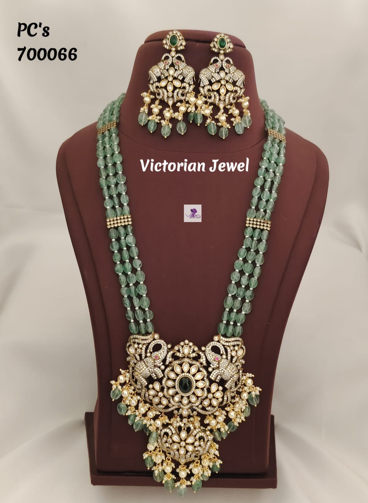 Show details for Victorian Pendant and Earrings set Picture of Victorian Pendant and Earrings set