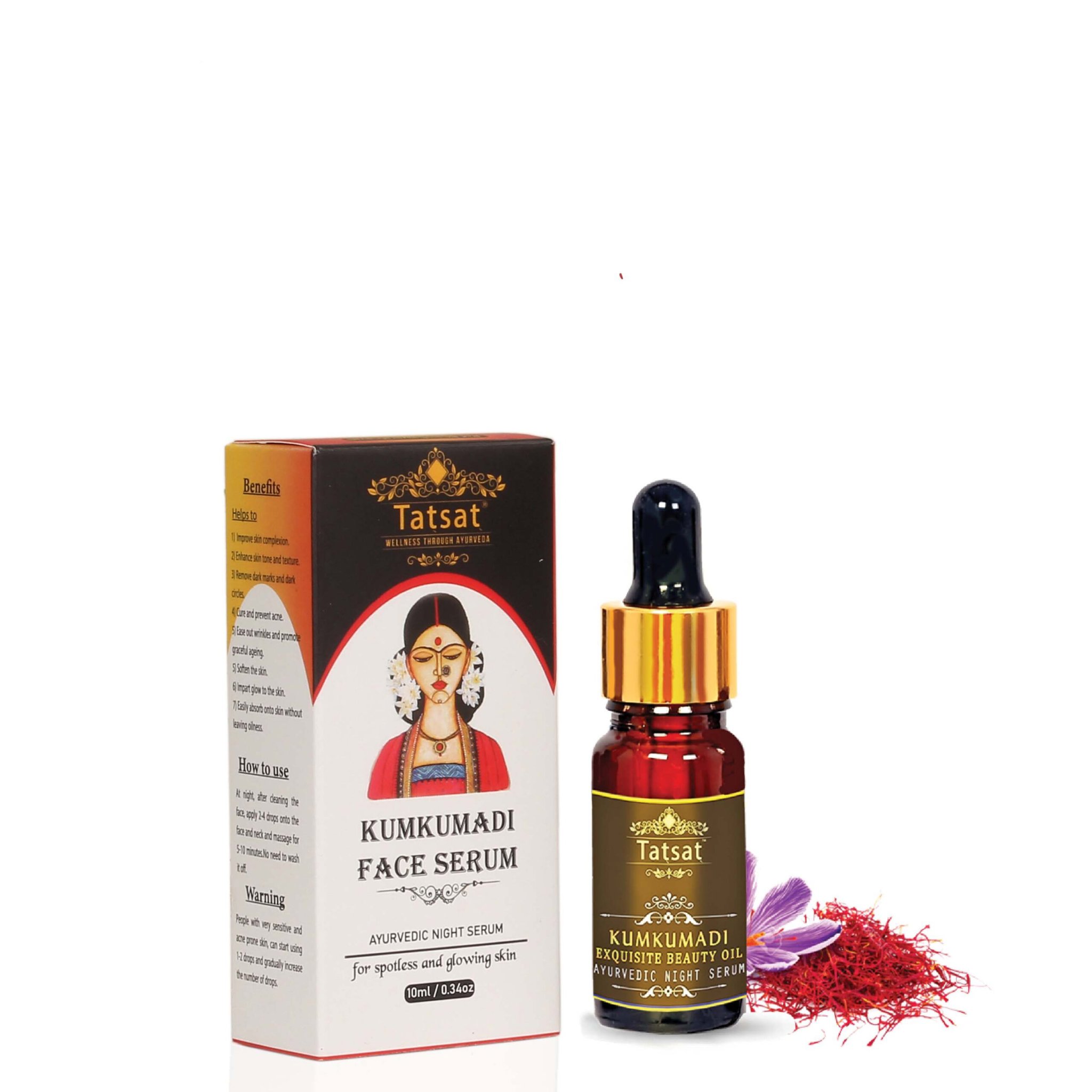 Show details for Tatsat Kumkumadi Exquisite Face Serum-10ml Picture of Tatsat Kumkumadi Exquisite Face Serum-10ml