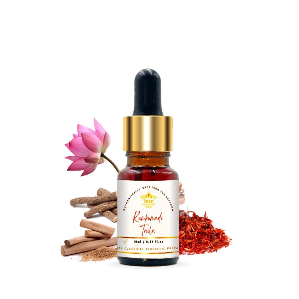 Show details for Tatsat Authentic Kumkumadi Taila - 10 ml Picture of Tatsat Authentic Kumkumadi Taila - 10 ml