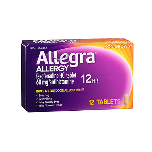 Picture of Allegra Adult 12 Hour Allergy Relief