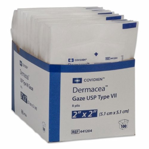 Picture of USP Type VII Gauze Sponge Dermacea Cotton 8-Ply 2 X 2 Inch Square Sterile