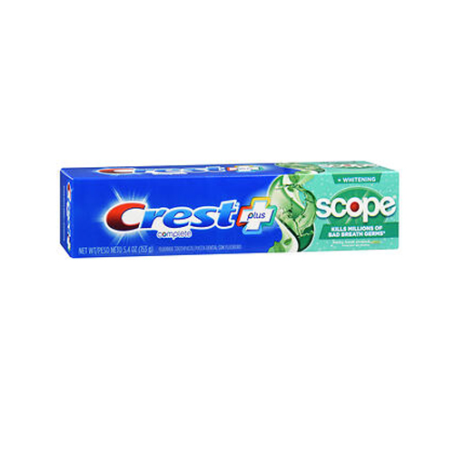 Picture of Crest Complete Multi-Benefit Whitening + Scope Fluoride Toothpaste Minty Fresh Striped
