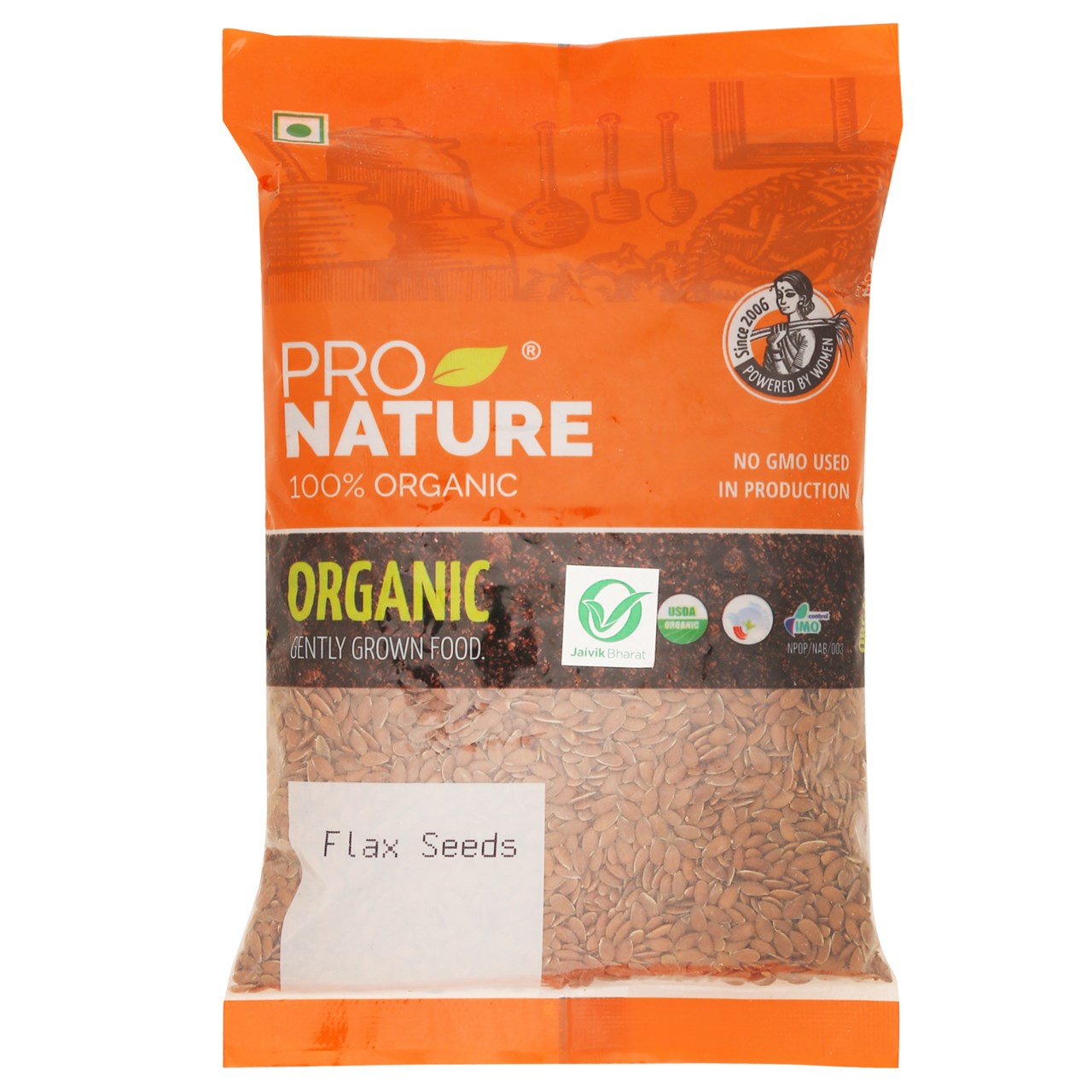 Picture of Pro Nature 100% Organic Flax Seeds 200g