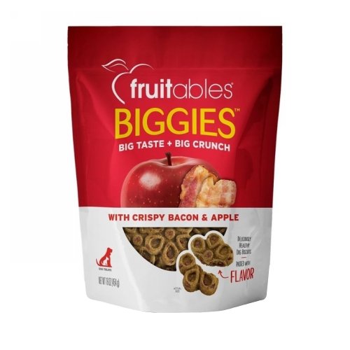 Picture of Fruitables Biggies Baked Dog TreatsCrispy Bacon & Apple