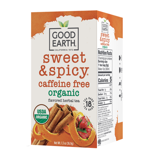 Picture of Organic Sweet & Spicy Herbal Tea Caffeine Free