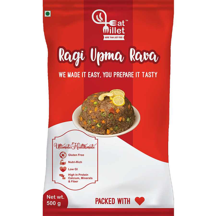 Picture of Eat Millet Ragi Upma Rava - 500 grams 