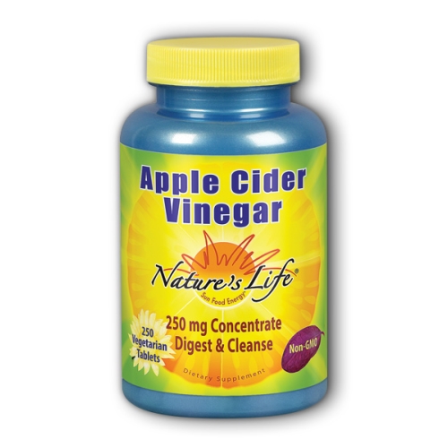 Picture of Nature's Life Apple Cider Vinegar - 250 Veg Caps